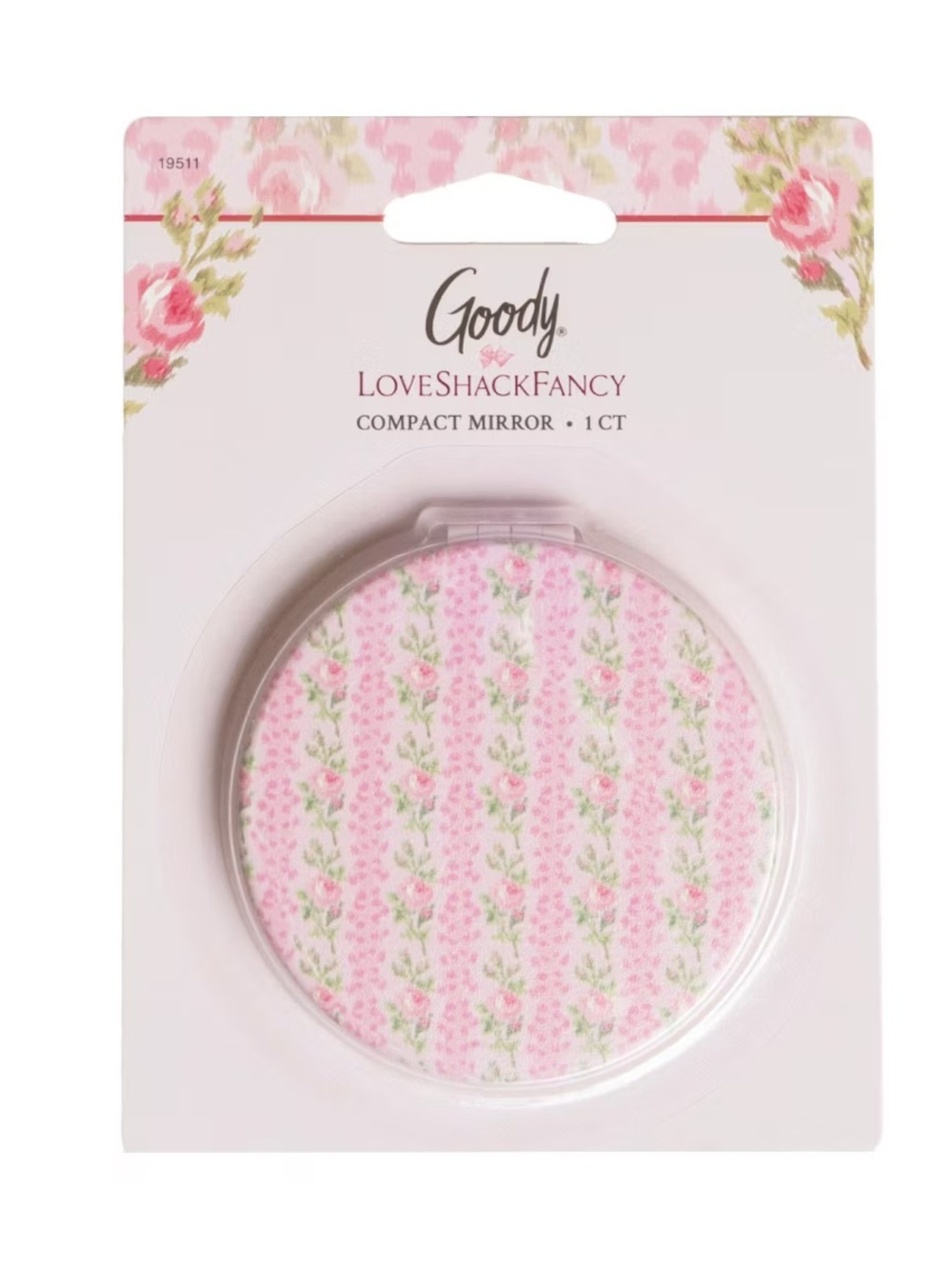 🩷🎯 LoveShackFancy x Target – Goody Mirror Compact 1CT Strawberry Macaroon - Picture 3 of 5